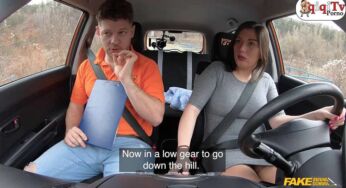 Ehliyet kursu öğrencisinin ağzına vitesi veriyorum